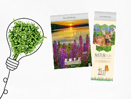 Nachhaltigkeit wird bei WALTER-Kalendern groß geschrieben.